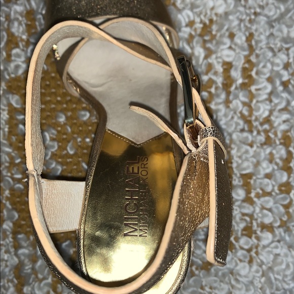 MICHAEL Michael Kors Gold Wedges - Picture 5 of 8